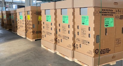Gas furnace in stock at local warehouse