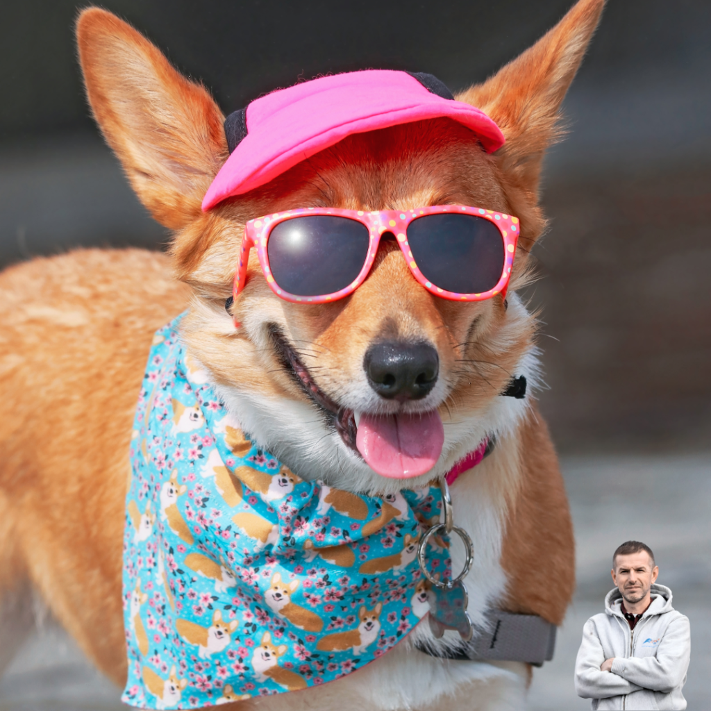 Cute doggie picked the AC Repair Service by EMCO Tech